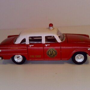 American Cruiser Fire Chief Car Diecast Model - Vintage FD No 1 Edition